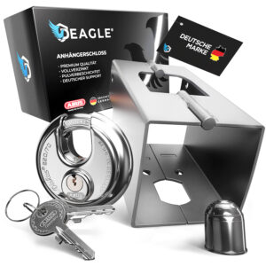 Deagle&reg; Anh&auml;ngerschloss mit hochwertiger Verzinkung und Pulverbeschichtung inkl. ABUS&reg; Diskus&reg;